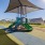Playground with slides and climbing structures designed for children’s enjoyment