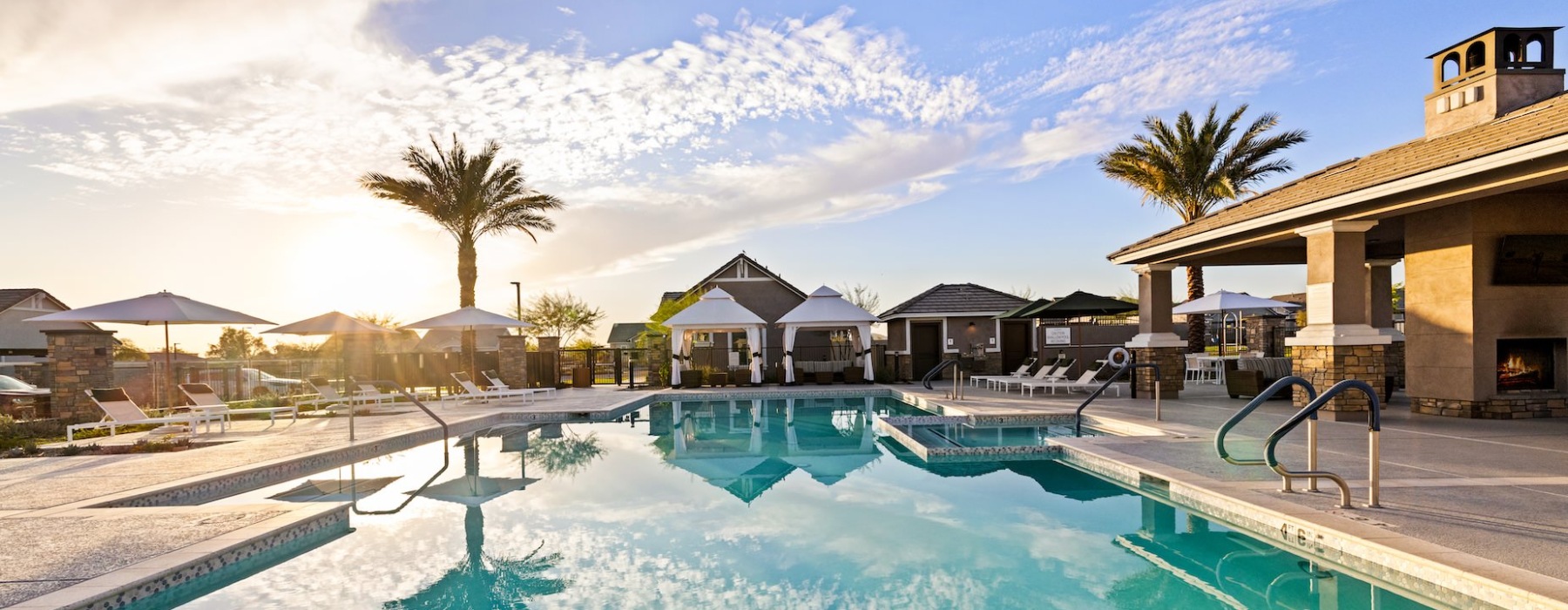 Resort-style pool